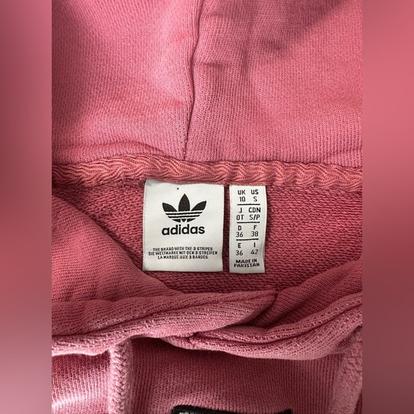 Adidas Originals 3-Stripe Trefoil Logo Women’s Vocal Hoodie Sz small - Picture 4 of 5